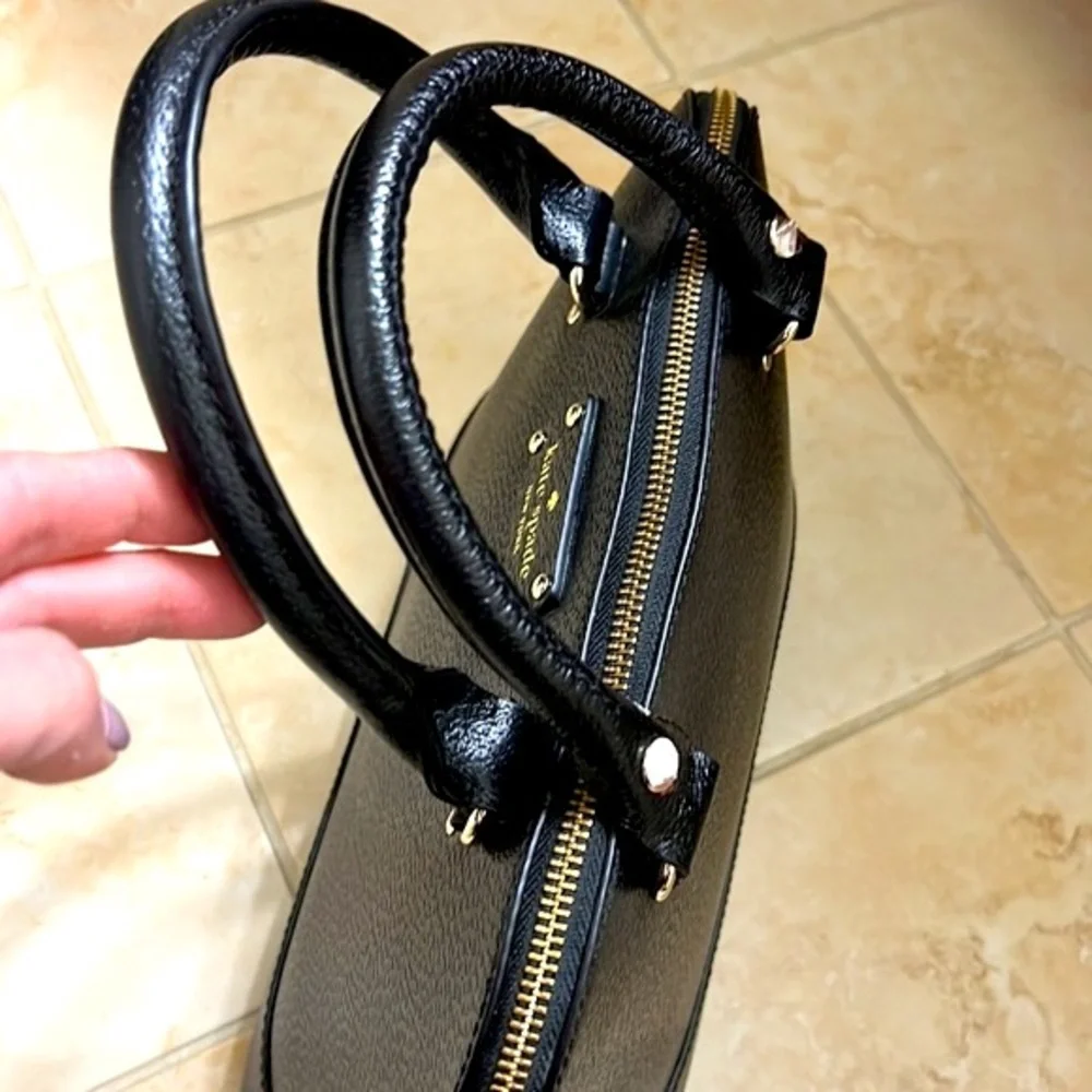 Kate Spade ♠️ New York Grove Street Carli black satchel LIKE NEW! - Picture 12 of 16